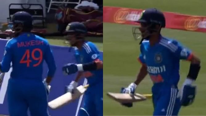 [Watch] Hilarious confusion between Yuzvendra Chahal and Mukesh Kumar on who would be India's No.10 during 1st T20I vs WI