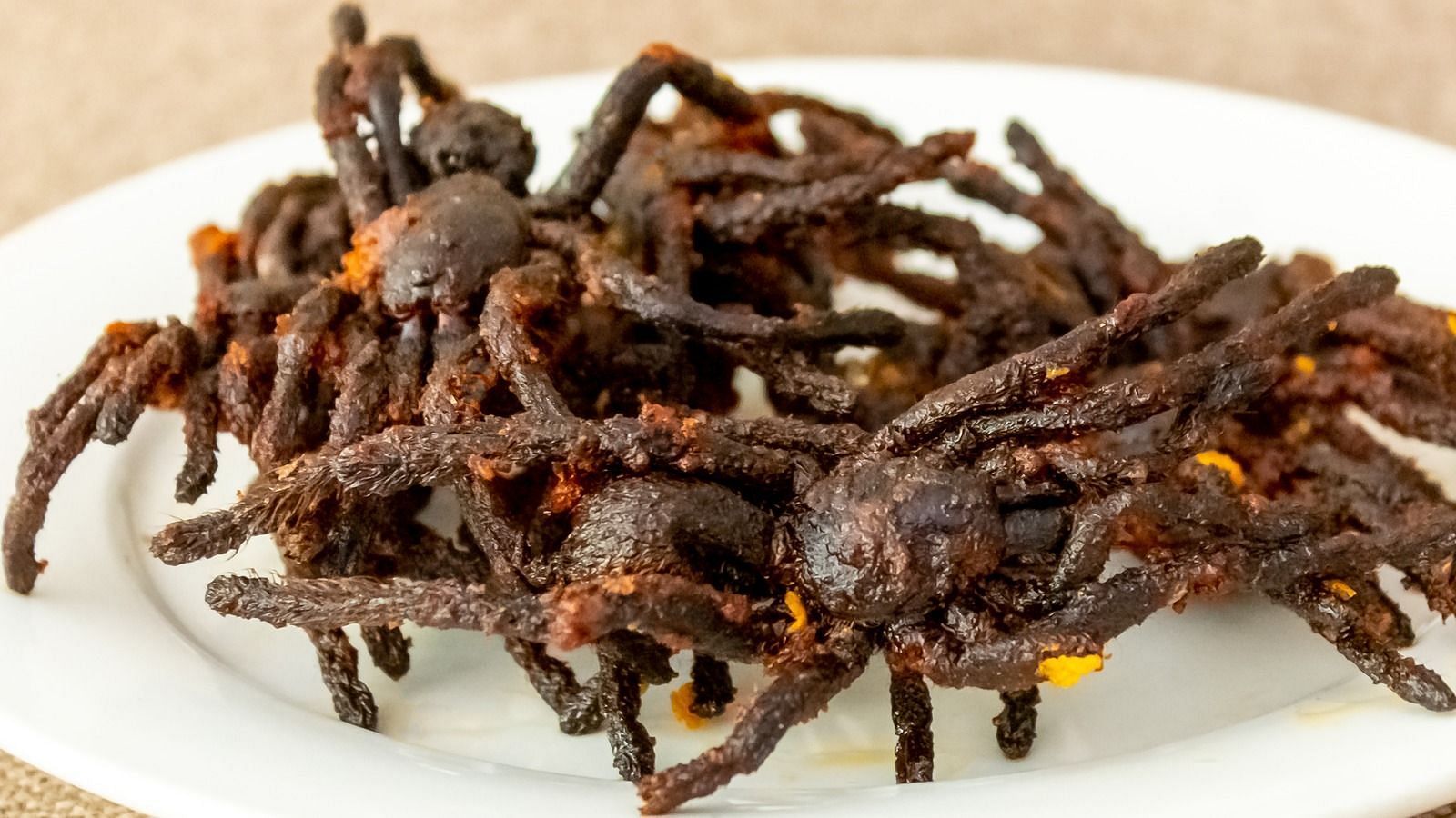 Fried Tarantulas as a disgusting food (Image via Getty Images)