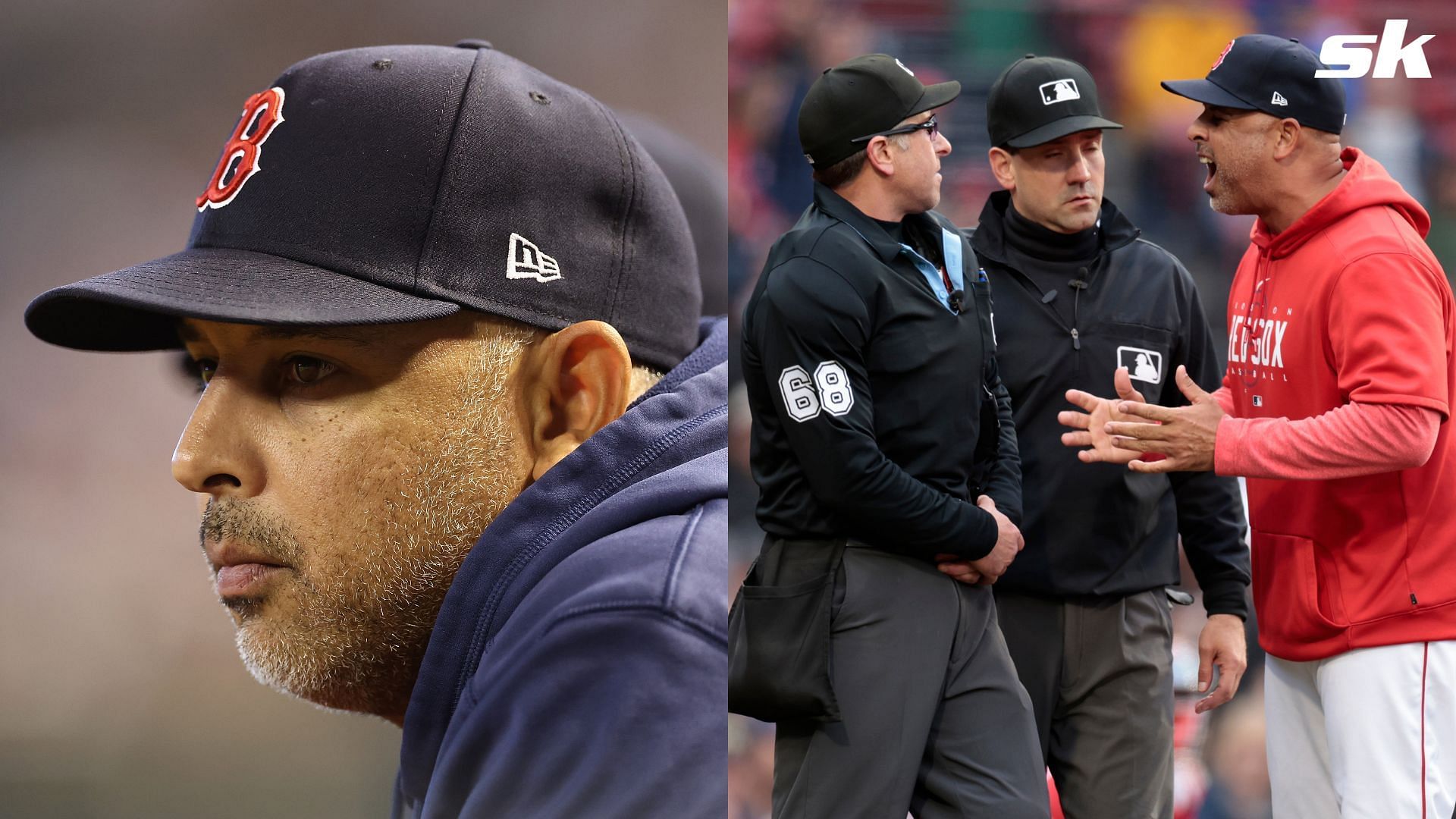 Red Sox manager Alex Cora ejected in 1st inning vs. Yankees