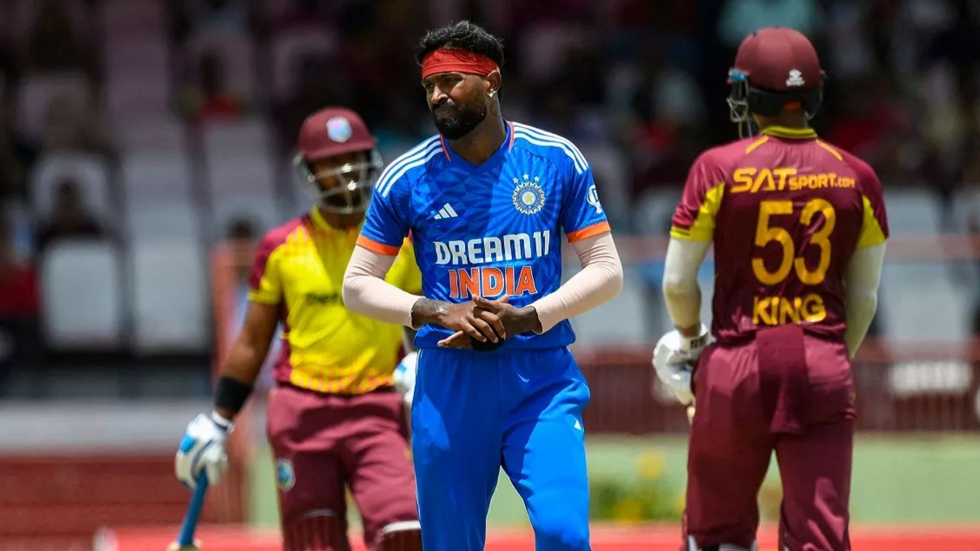 Hardik Pandya was taken to the cleaners by Nicholas Pooran (P.C.:Twitter)