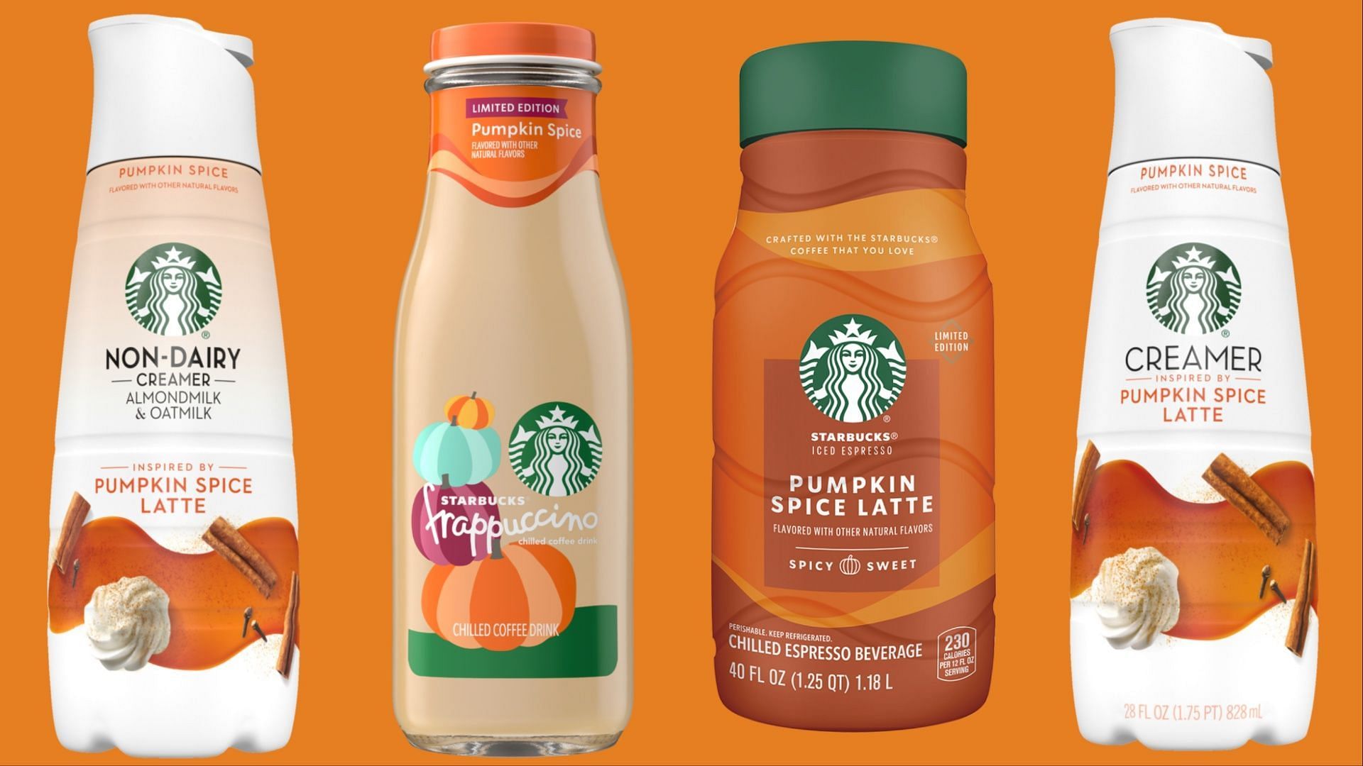 The chain&#039;s ready-to-drink, self-brew, and other similar fall offerings are available in grocery stores starting August 10 and onwards (Image via Starbucks)