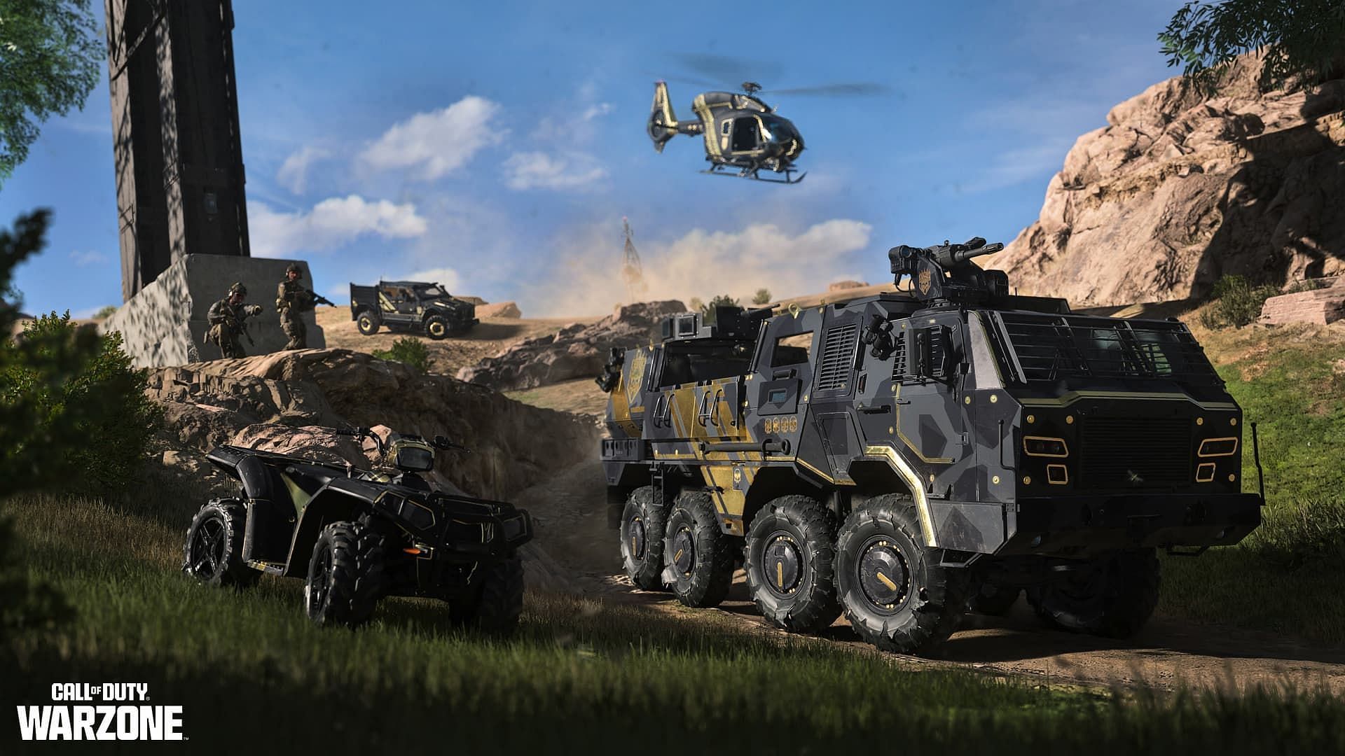 A look at the challenges for unlocking the new Vehicle Camos in Warzone 2 (Image via Activision)