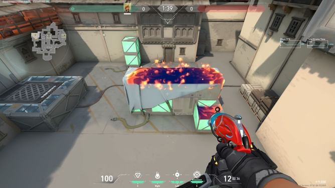 How to use invisible Brimstone molly in Valorant