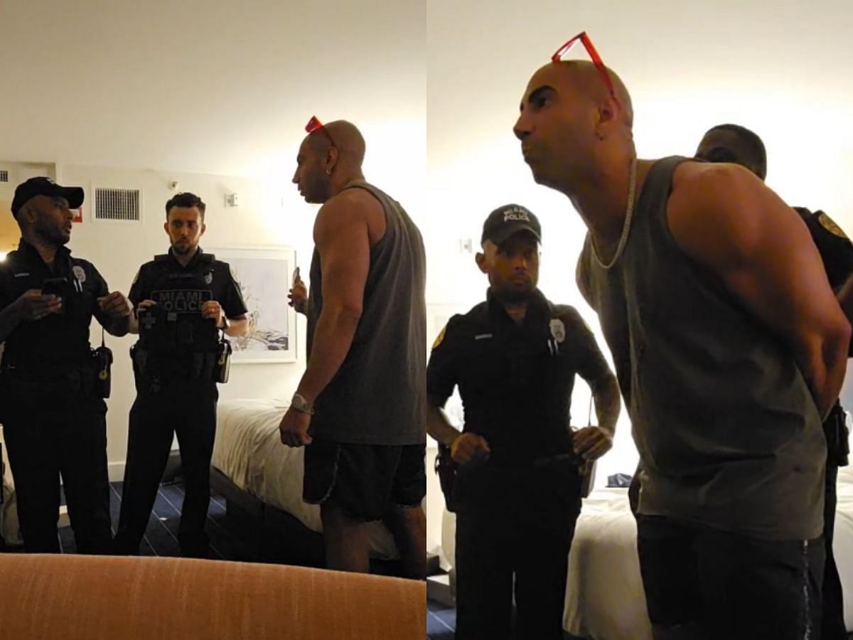 Fousey arrested following recent outburst (Image via Kick)