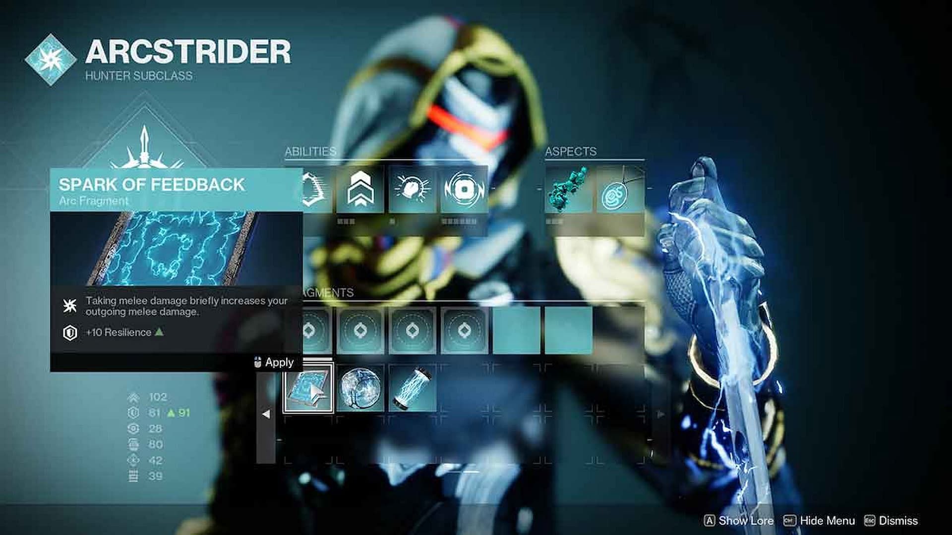 Increase your close combat prowess using this fragment (Image via Bungie)