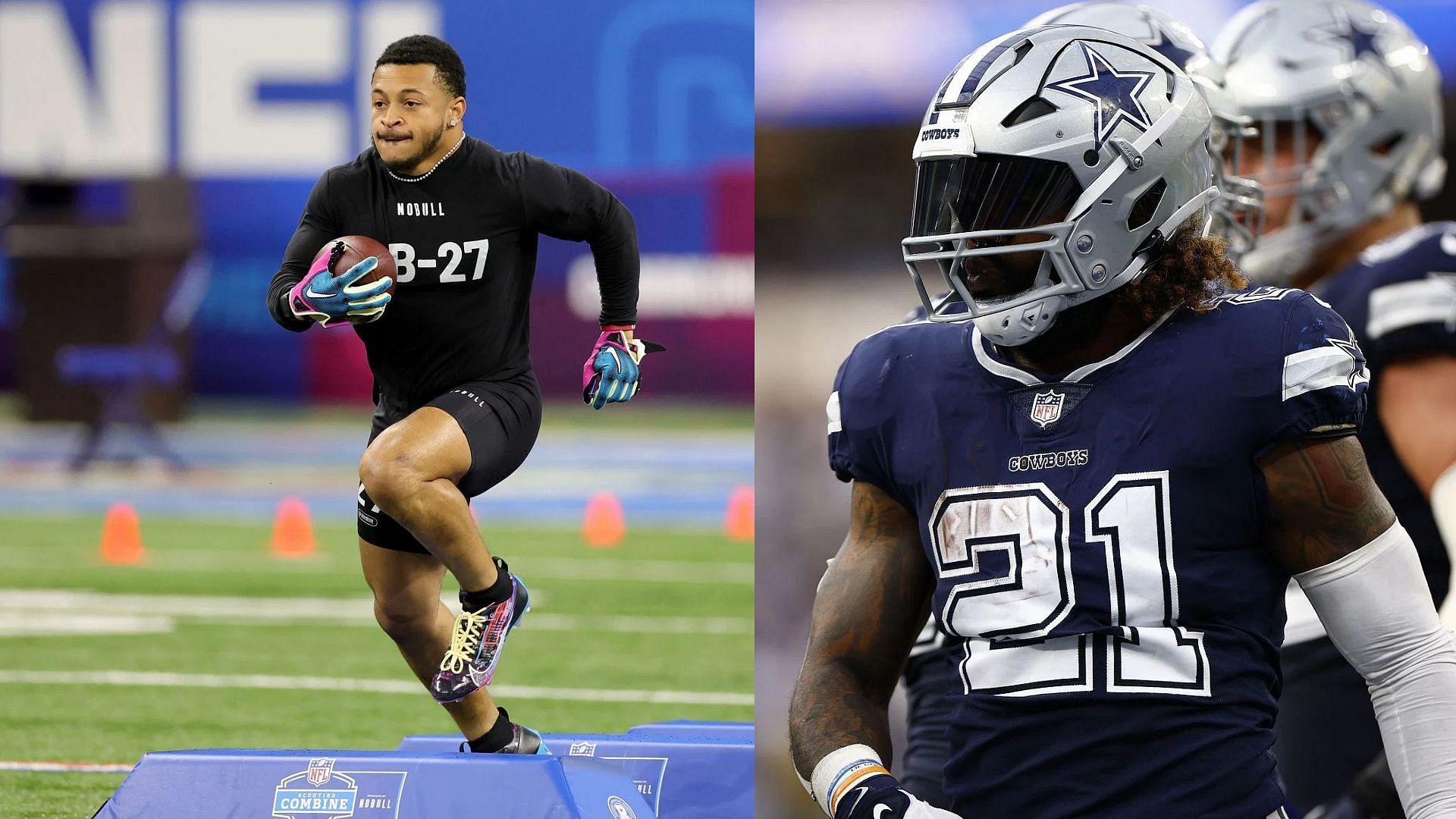 Deuce and Zeke, who has the faster 40-yard time?