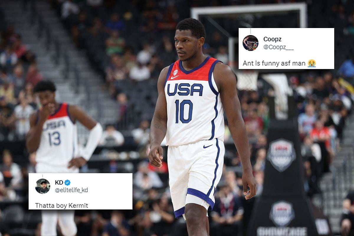 Fans react to Anthony Edwards talking trash to Jaren Jackson Jr.