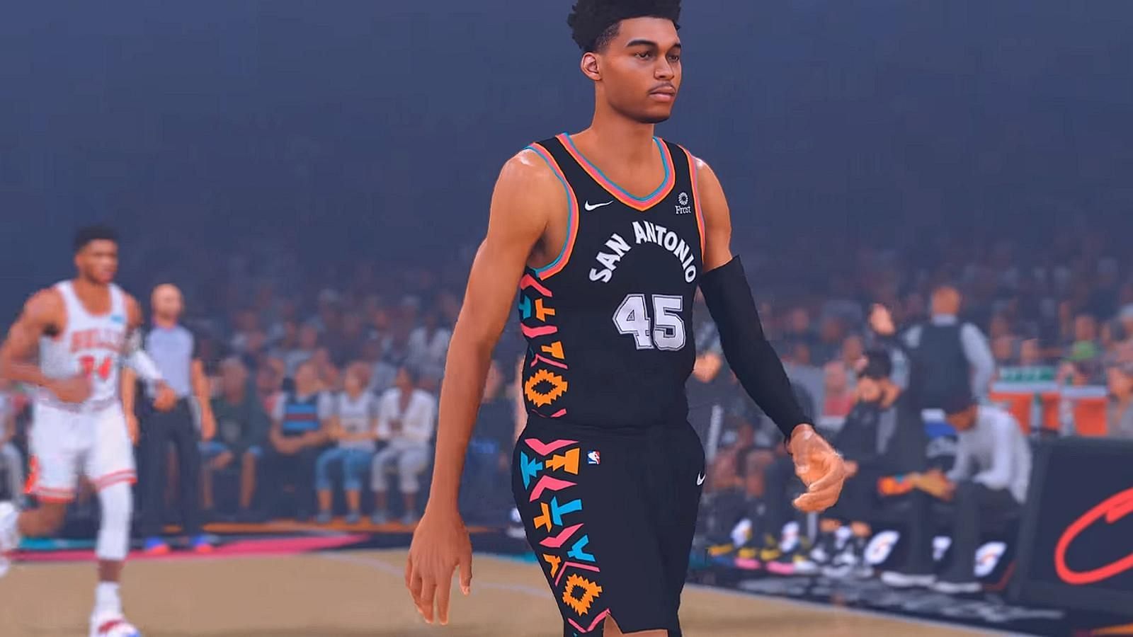 Wembanyama has become the highest rated-rookie in NBA 2K23 (Image via 2K Sports)