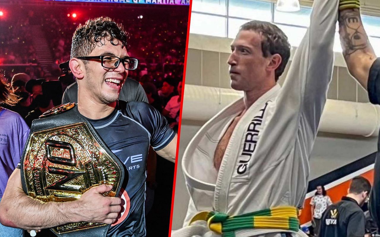 Mikey Musumeci (L) and Mark Zuckerberg (R) | Photo credit: ONE Championship