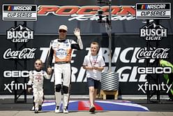 WATCH: Kevin Harvick’s kids Keelan and Piper Harvick design special helmet for the NASCAR Cup Series at Michigan