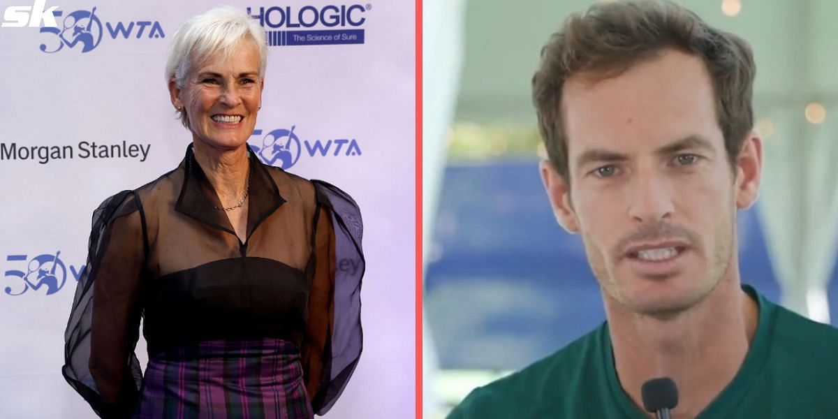 Judy Murray reacts to Andy Murray