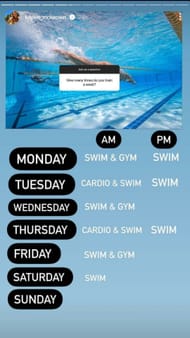 Kaylee McKeown in her Q&A session on Instagram