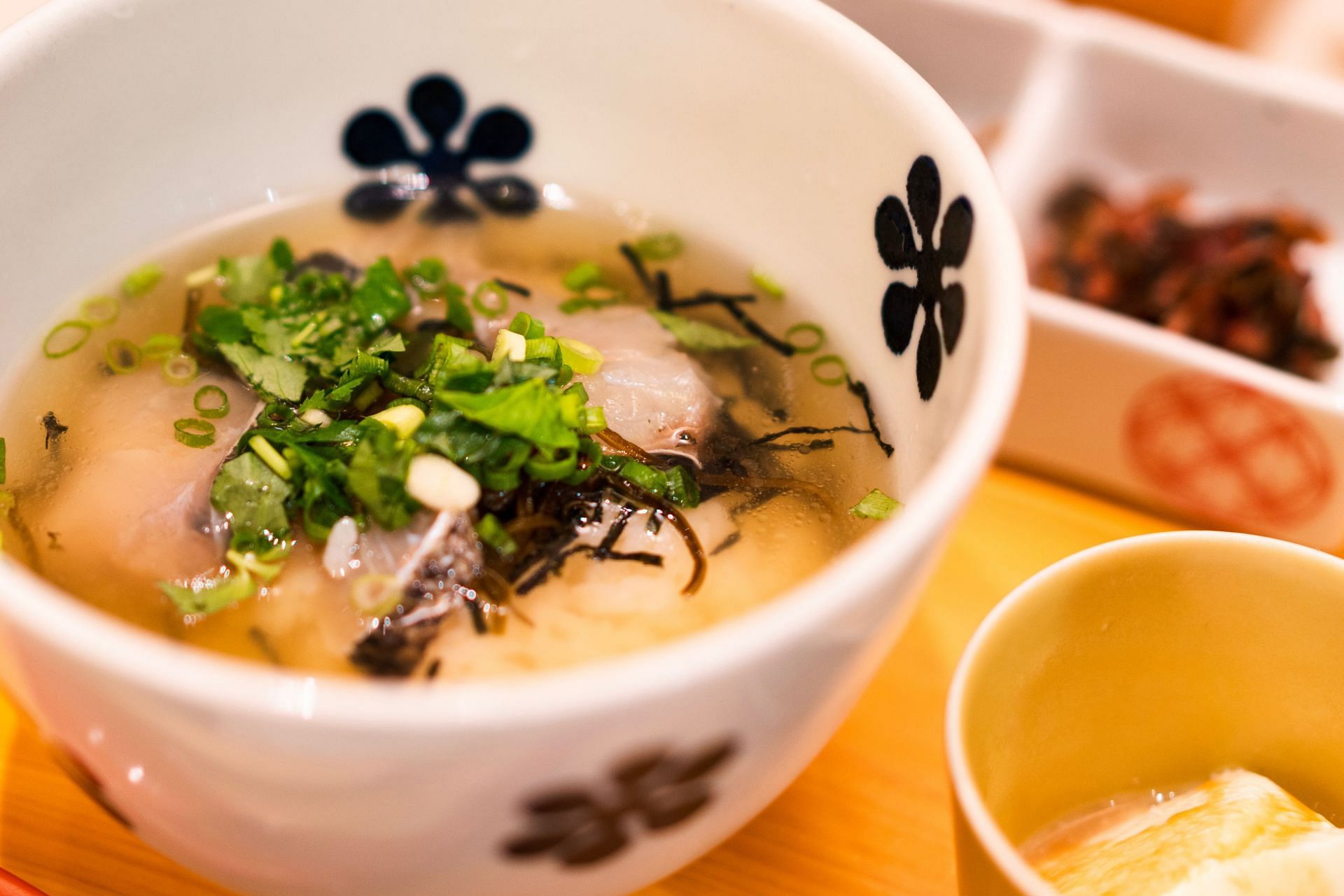 Miso soup is an important part of the Okinawa diet. (Image via Unsplash/White.Rainforest)