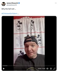 The former star responded to Chelsea's tweet.