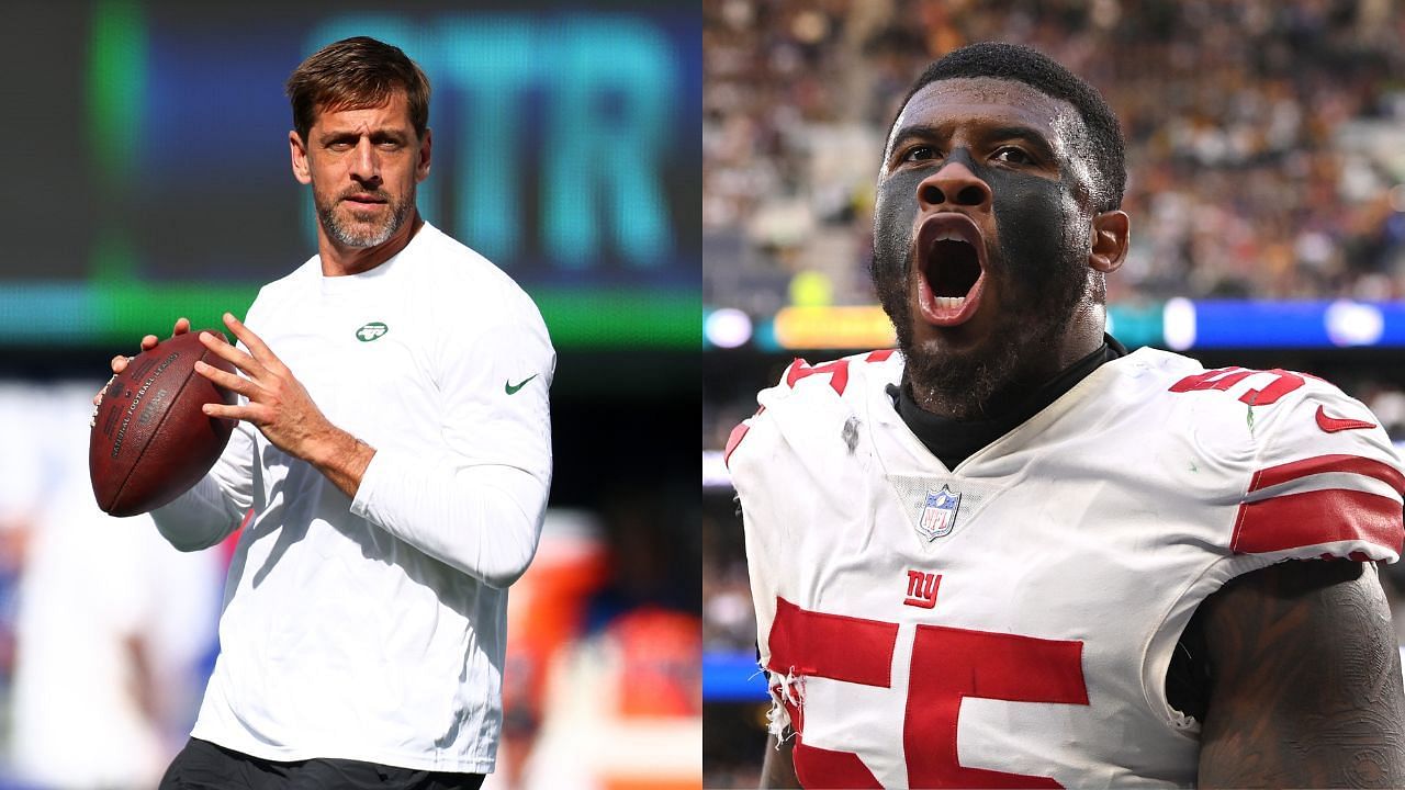 Jets' Rodgers says Giants' Ward was making things up when discussing their  on-field exchange