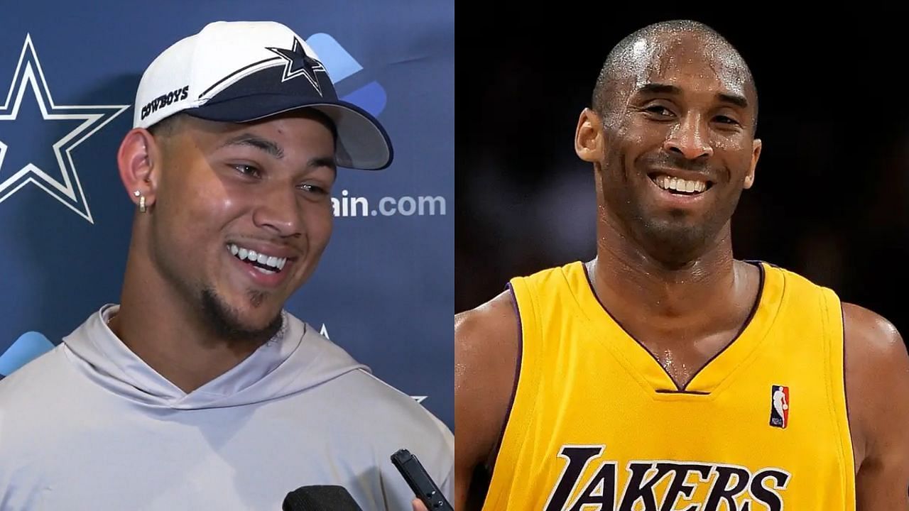 New Dallas Cowboys quarterback Trey Lance will be channeling the mindset of the late basketball legend Kobe Bryant. (Image credit: DallasCowboys.com)