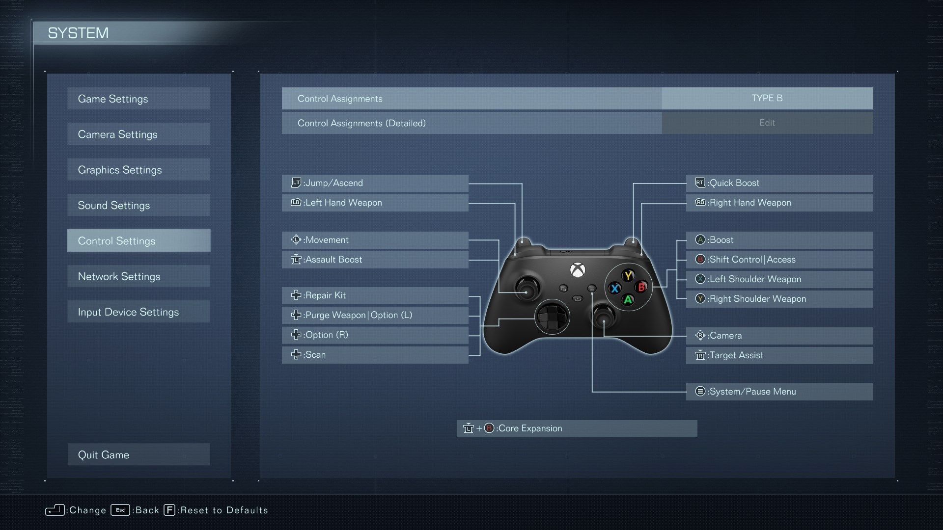 Armored Core 6 best controller settings