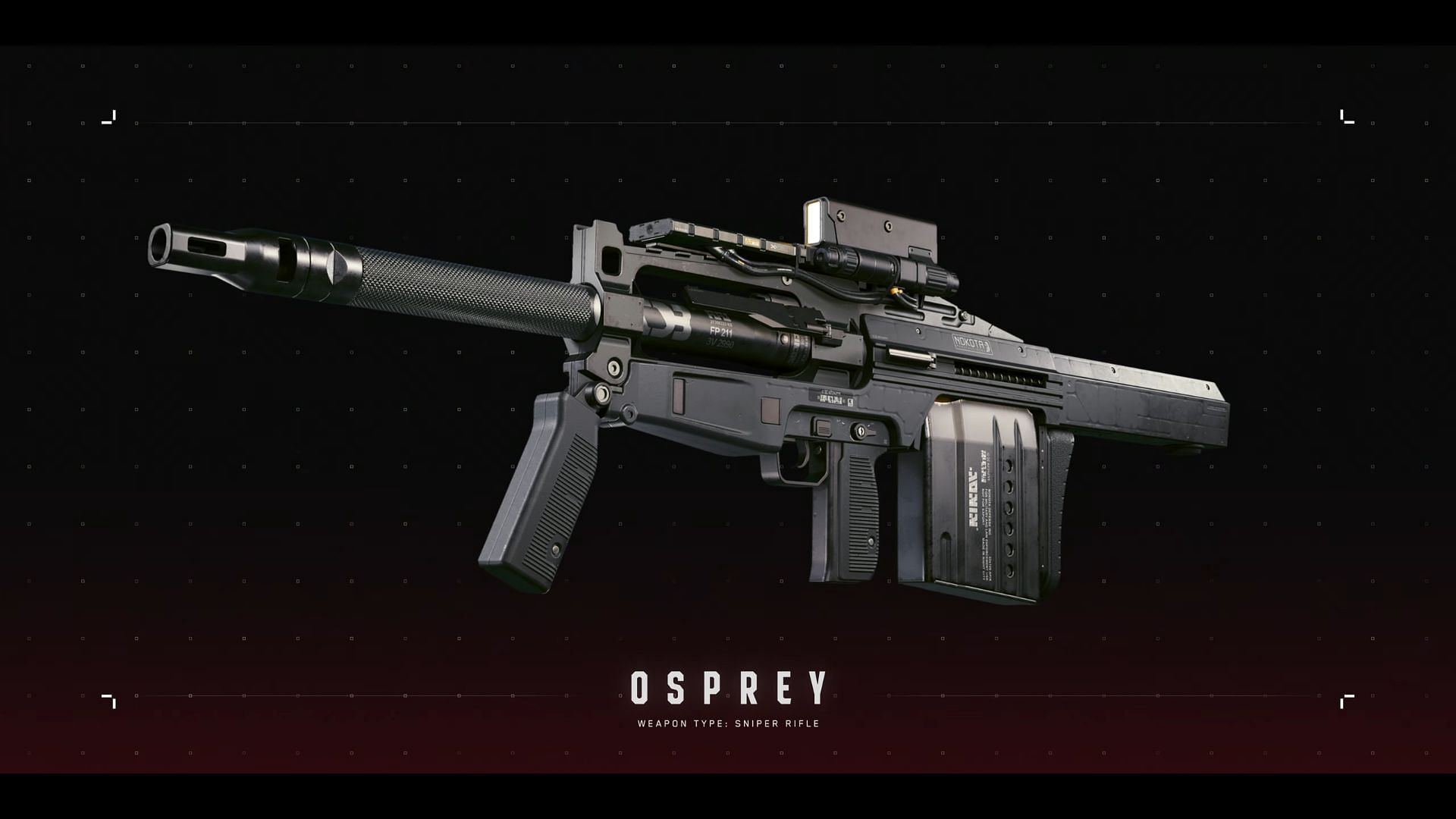 The Osprey sniper rifle V(Image via CD Projekt RED)
