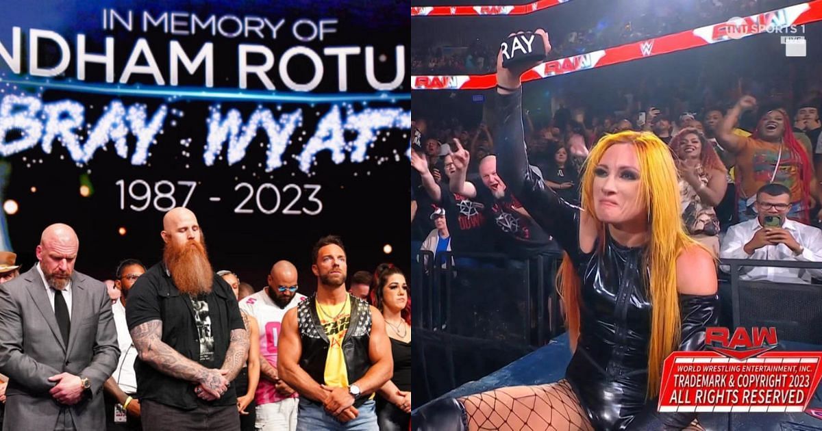 Becky Lynch was in tears as Monday Night RAW ended.