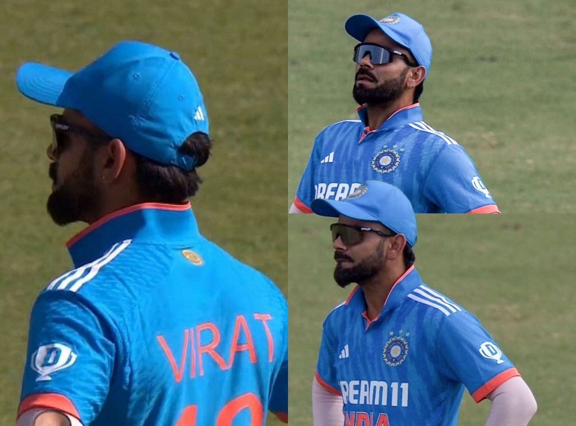 Virat Kohli on field as a substitute in 3rd ODI vs West Indies. 