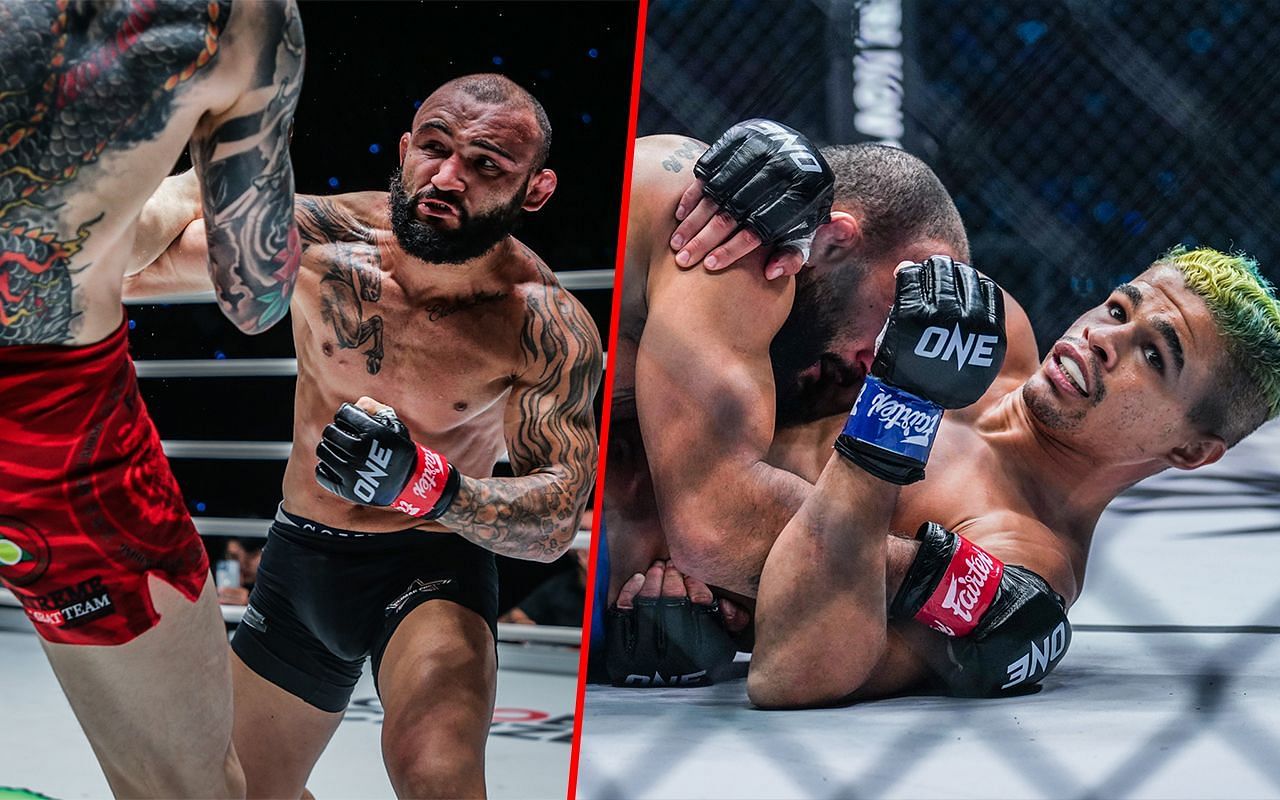 John Lineker (Left) is targeting a rematch with Fabricio Andrade (Right)