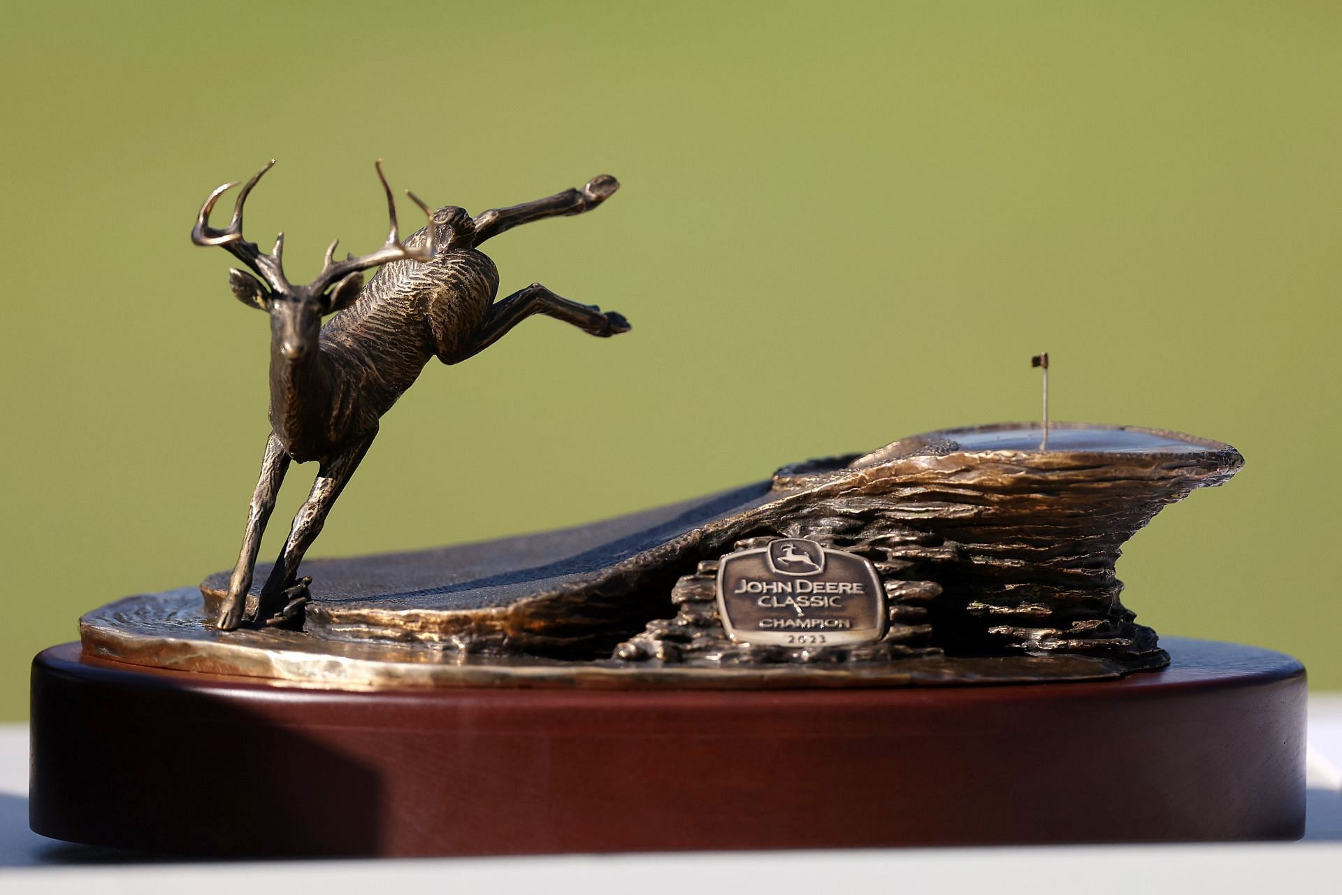 John Deere Classic trophy (Image via Getty)