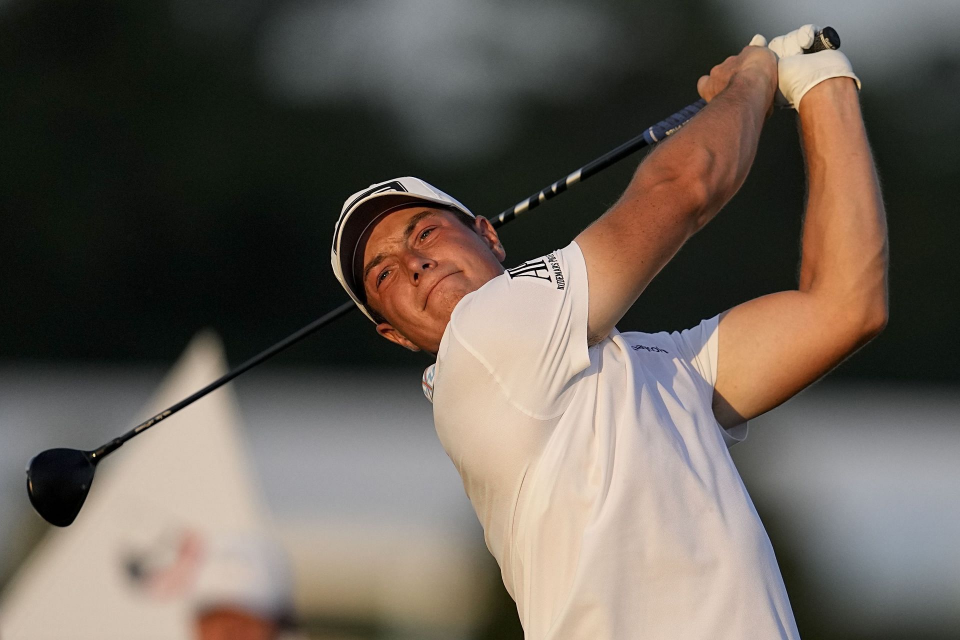 Viktor Hovland at the Tour Championship (image via Getty)