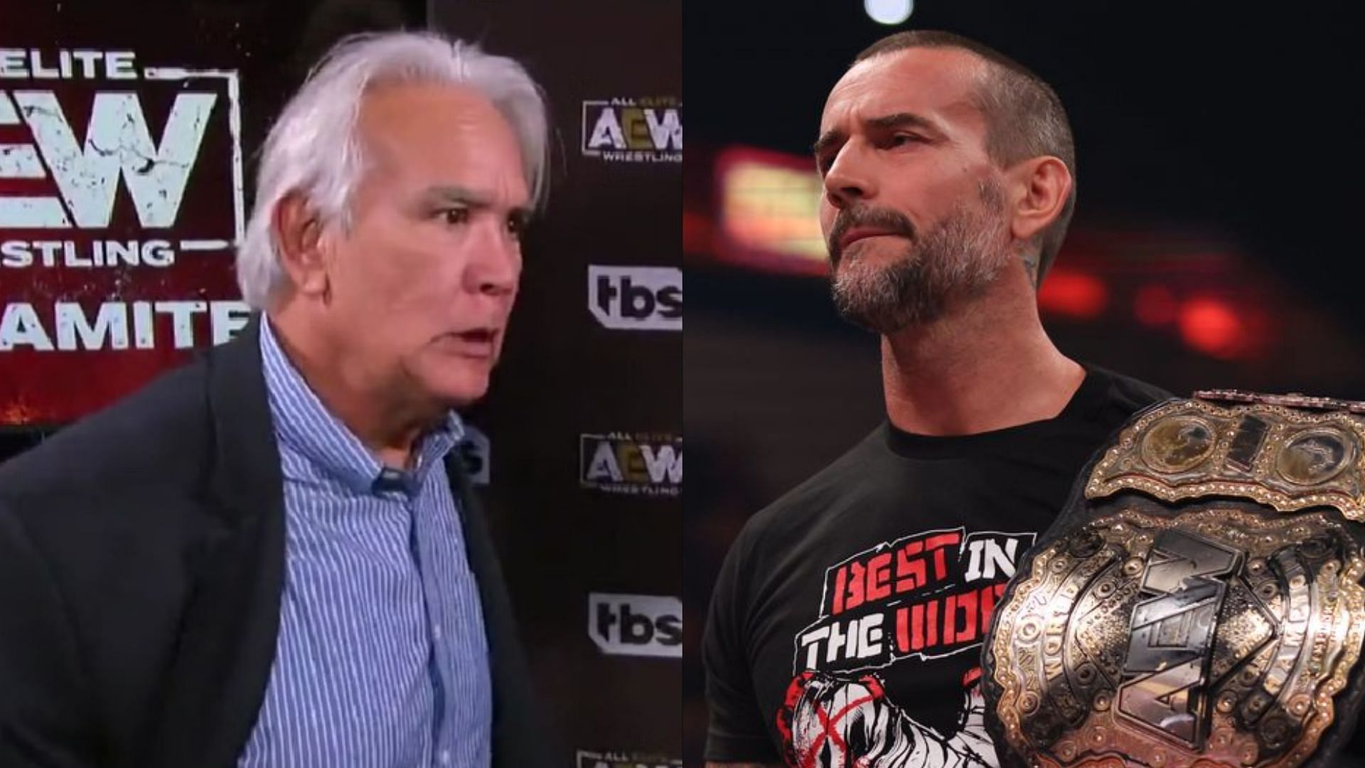 Ricky Steamboat (left) will be the special guest referee for CM Punk