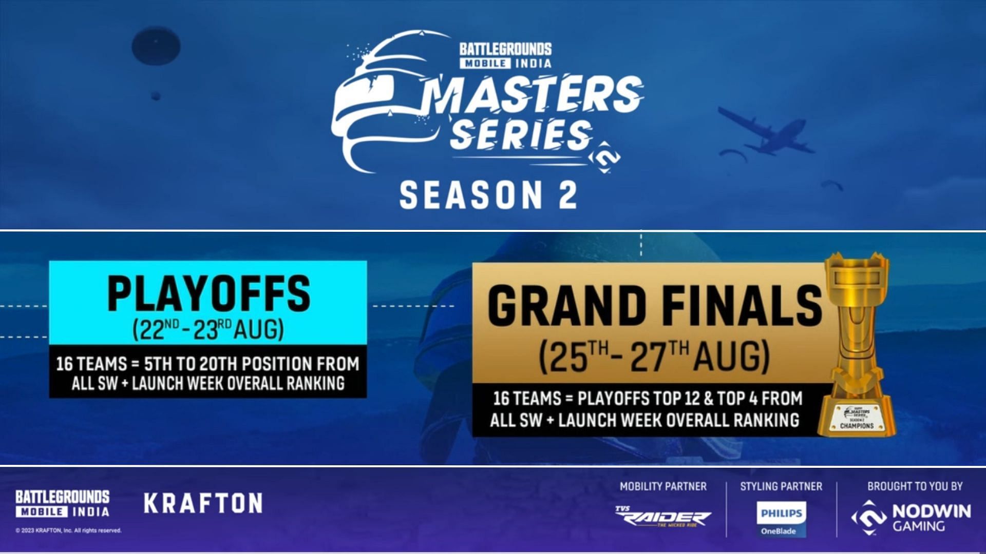 BGMS Grand Finals Schedule, BGMS Season 2 Final Teams