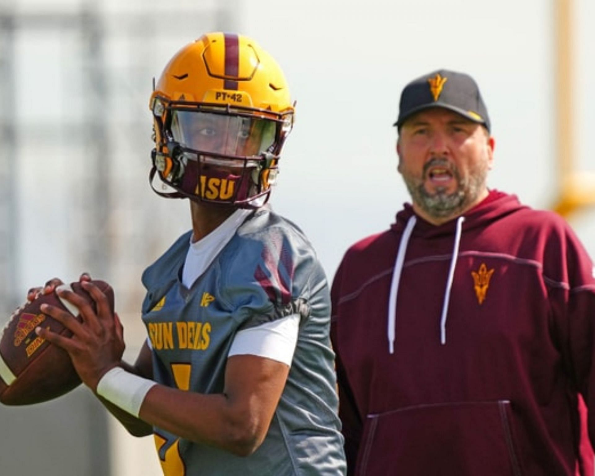 Arizona State quarterback Jaden Rashada