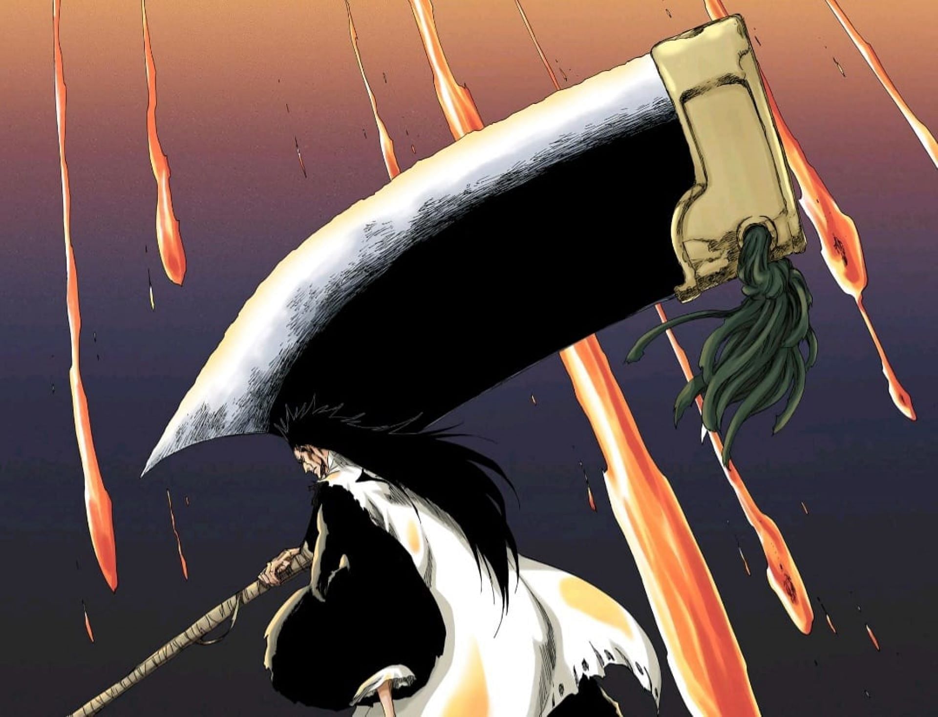 Kenpachi Zaraki as seen in Bleach: Thousand Year Blood-War arc (Image via Tite Kubo)