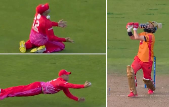 [WATCH] Roelof van der Merwe takes brilliant juggling catch to dismiss Moeen Ali in The Hundred