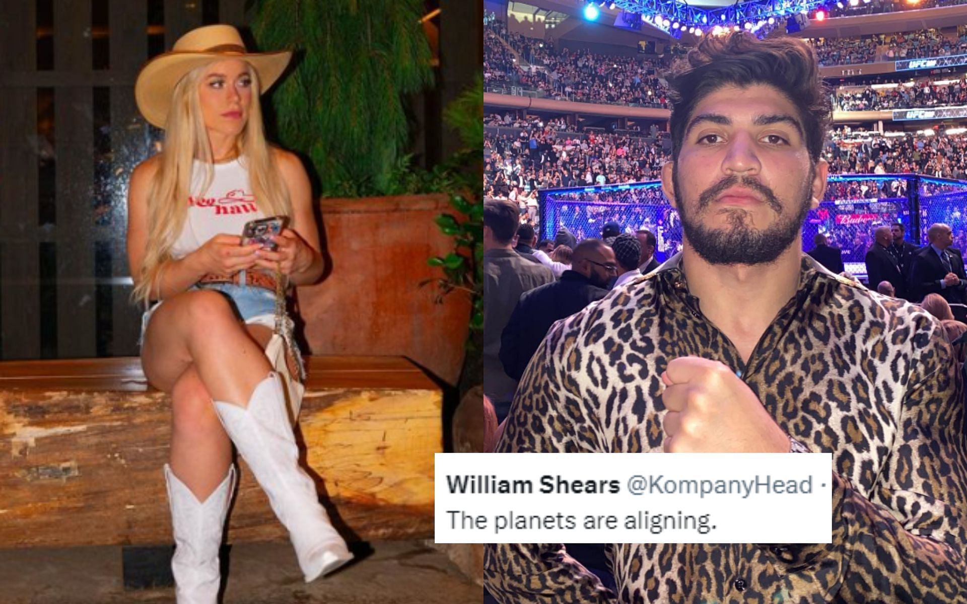 Elle Brooke and Dillon Danis [Image credits: @dillondanis and @thedumbledong on Instagram] 