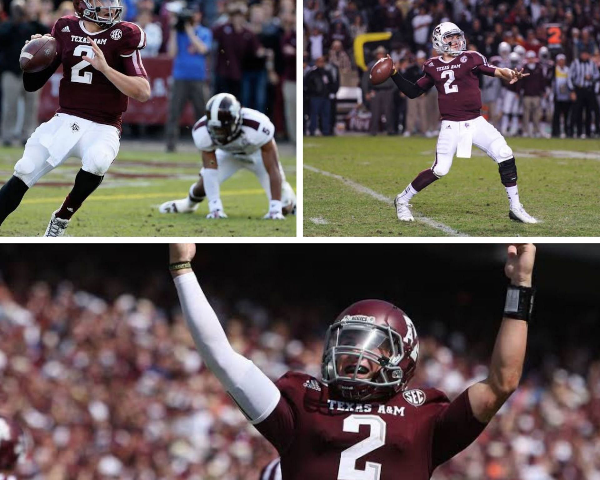 Johnny Manziel had a lot of memorable moments at Texas A&amp;M