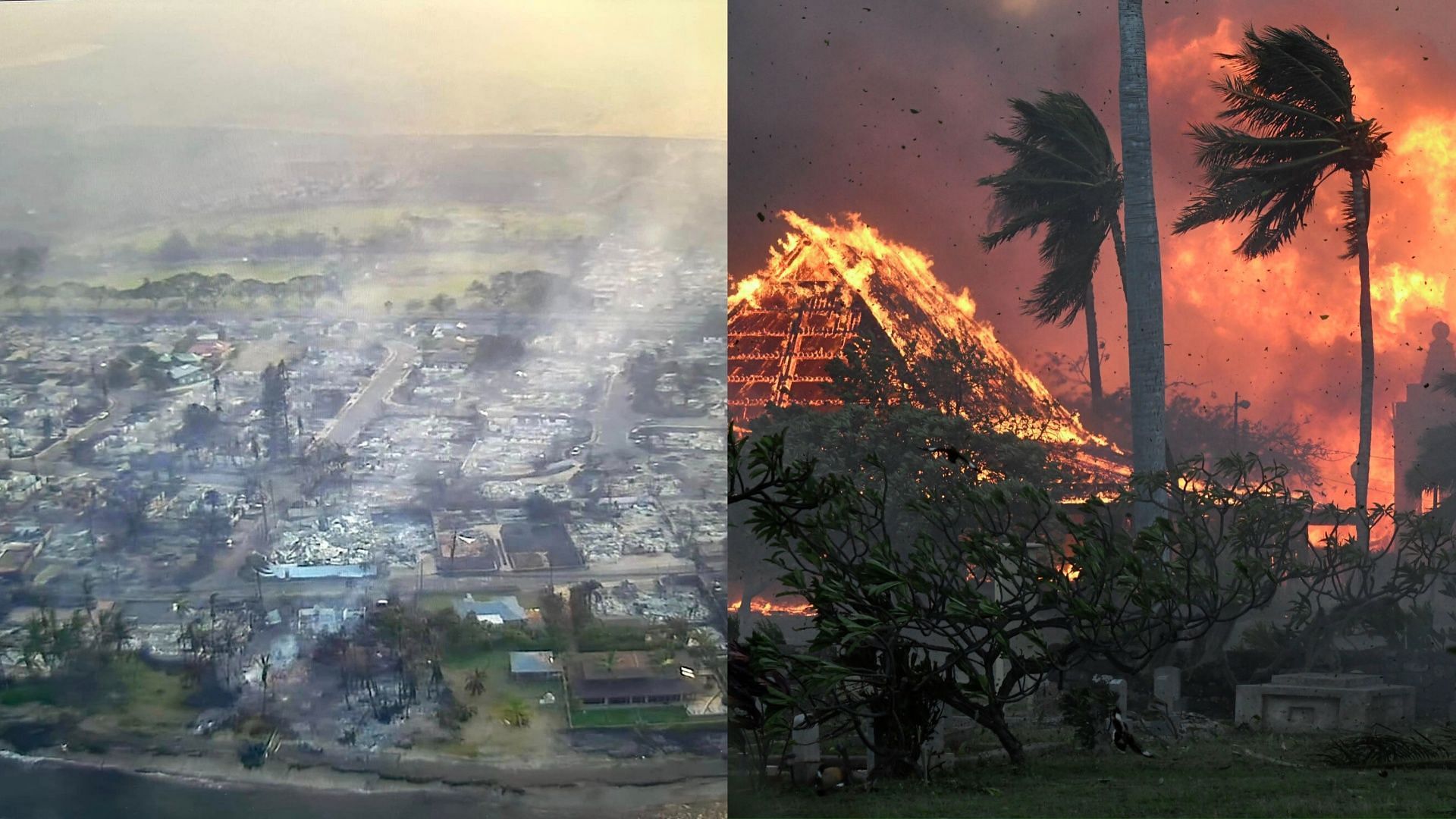 A Maui resident claimed that the island was burned down to rebuild it into a satellite city. (Image via X/Steve Lookner)