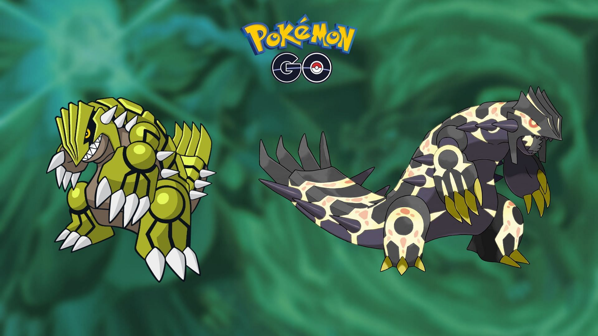 Shiny Groudon and Shiny Primal Groudon as seen in the game (Image via Sportskeeda)