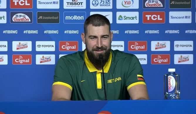 Exclusive: Lithuania captain Jonas Valanciunas admits it'll be hard to stop former Pelicans teammate Brandon Ingram