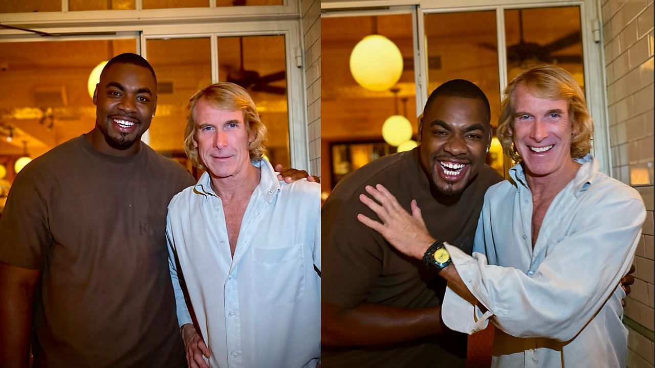 Jones with Michael Bay. Credit: @michaelbay (IG)