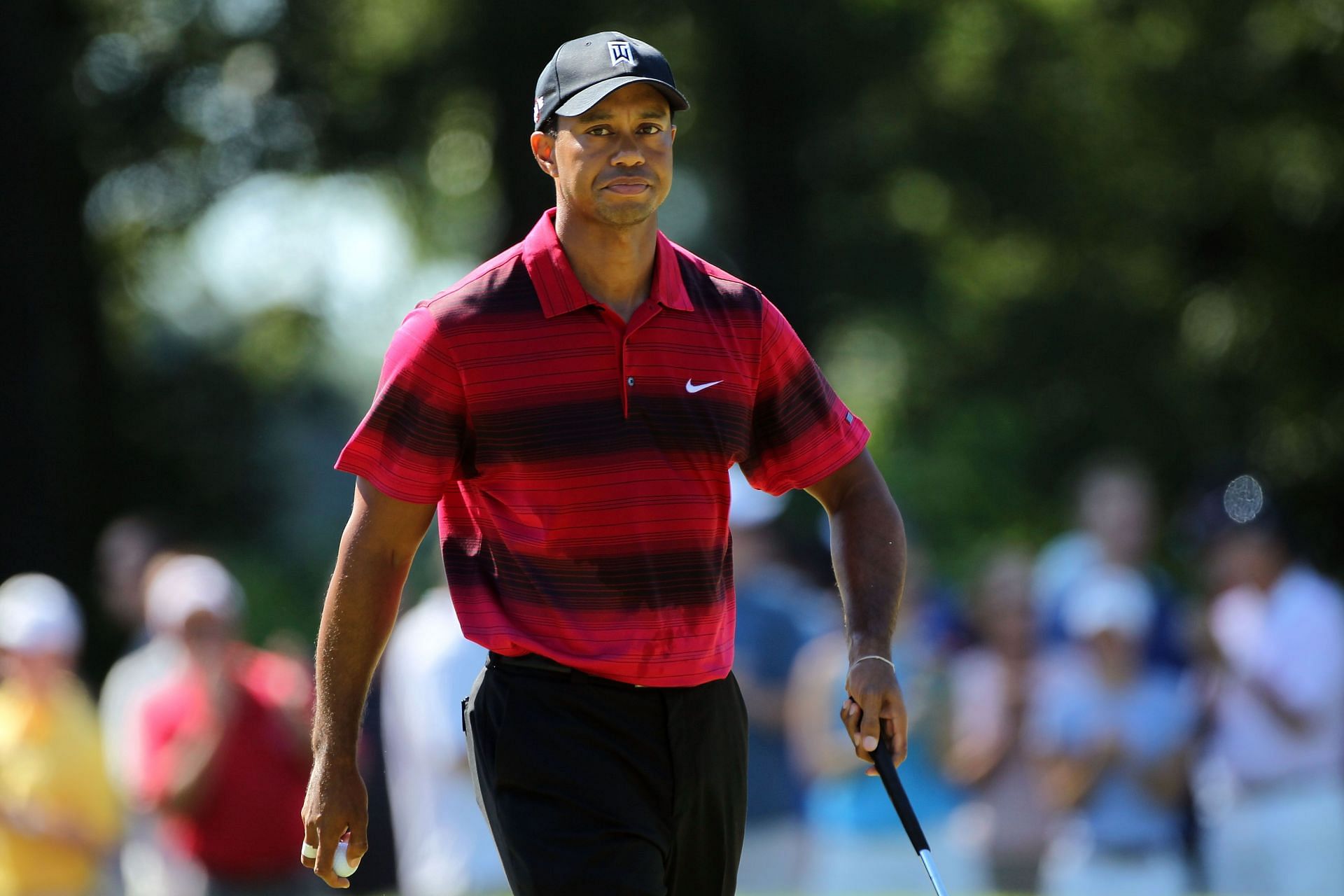 Tiger Woods during the Barclays 2017