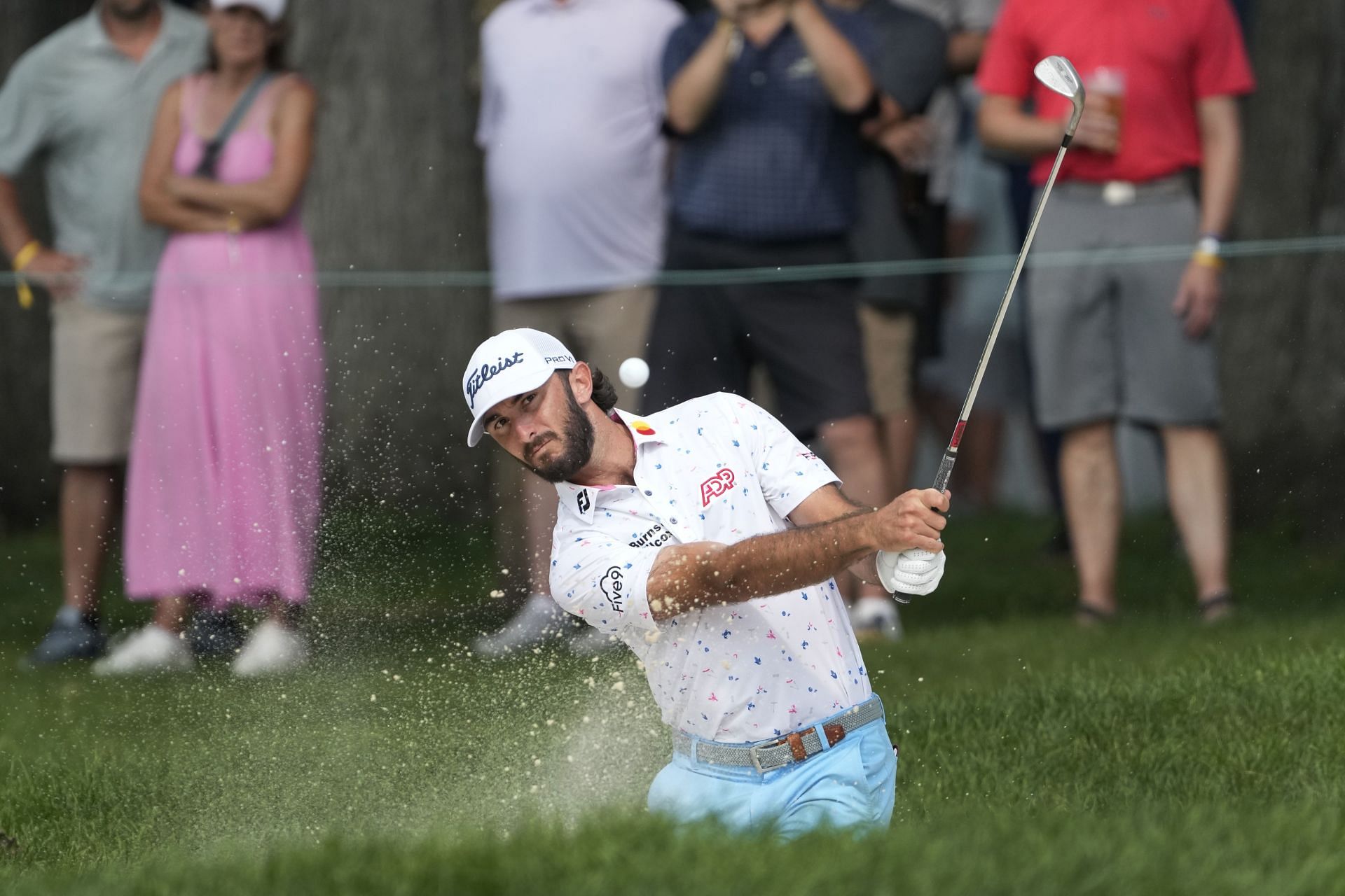 Max Homa during the second round of the BMW Championship