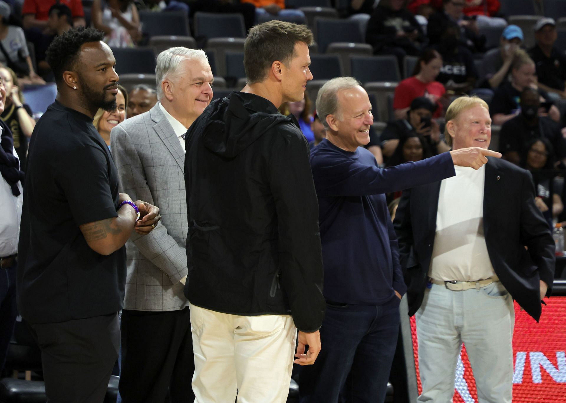 Tom Brady at Connecticut Sky v Las Vegas Aces