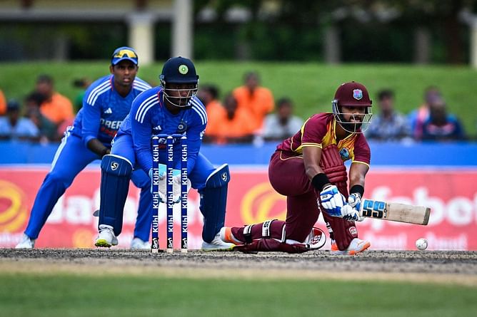[Watch] Tilak Varma dismisses Nicholas Pooran off his second ball in international cricket in 5th T20I vs WI