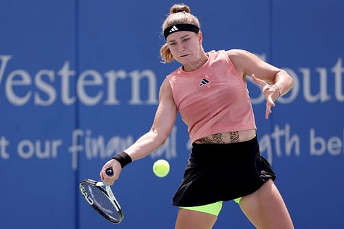 Karolina Muchova at the 2023 Western & Southern Open.