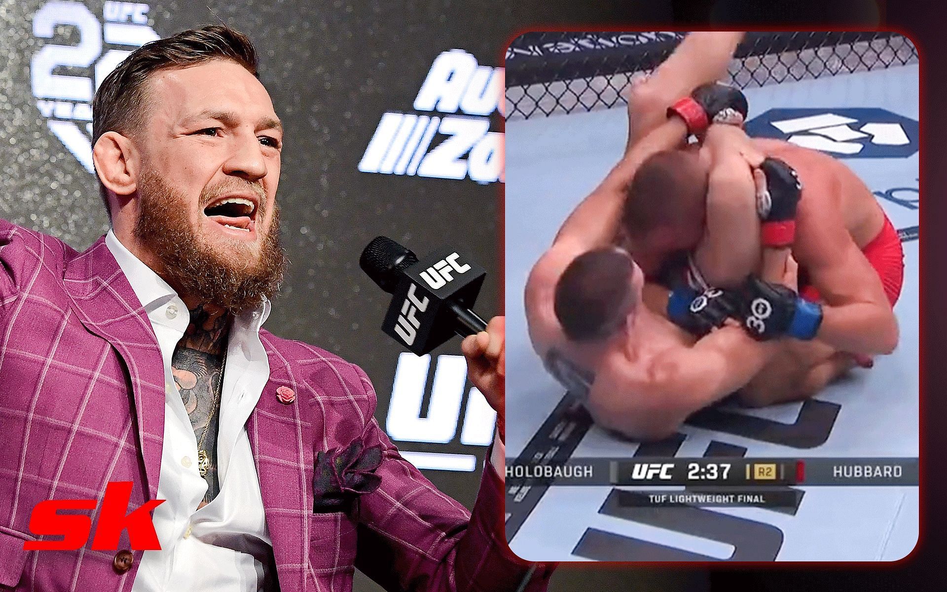 Conor McGregor [L] Image via Getty and Kurt Holobaugh