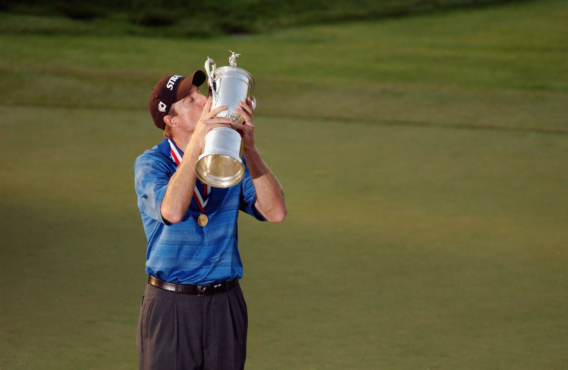 Jim Furyk after winning the 2003 U.S Open at Olympia Fields