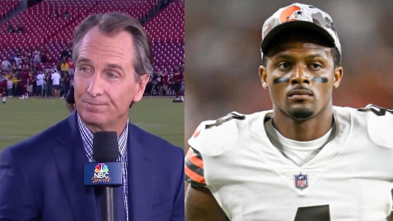 Cris Collinsworth's 'what happened to him' Deshaun Watson remark drew a stir