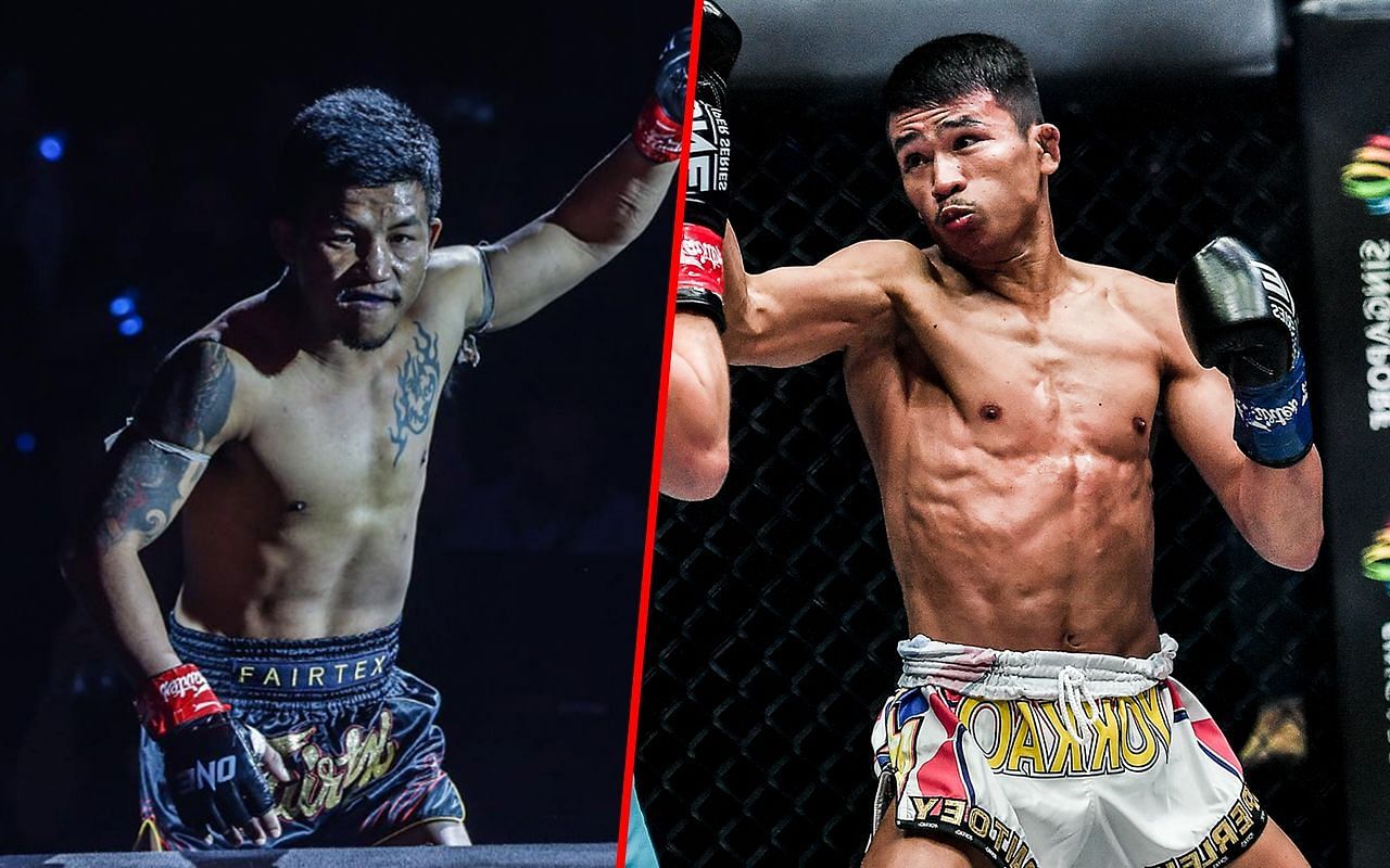 (left) Rodtang Jitmuangnon and (right) Superlek Kiatmoo9 [Credit: ONE Championship]