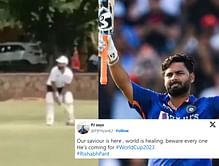 "Our savior is here, the world is healing, beware everyone" - Fans erupt as Rishabh Pant returns to action and hits wonderful shots
