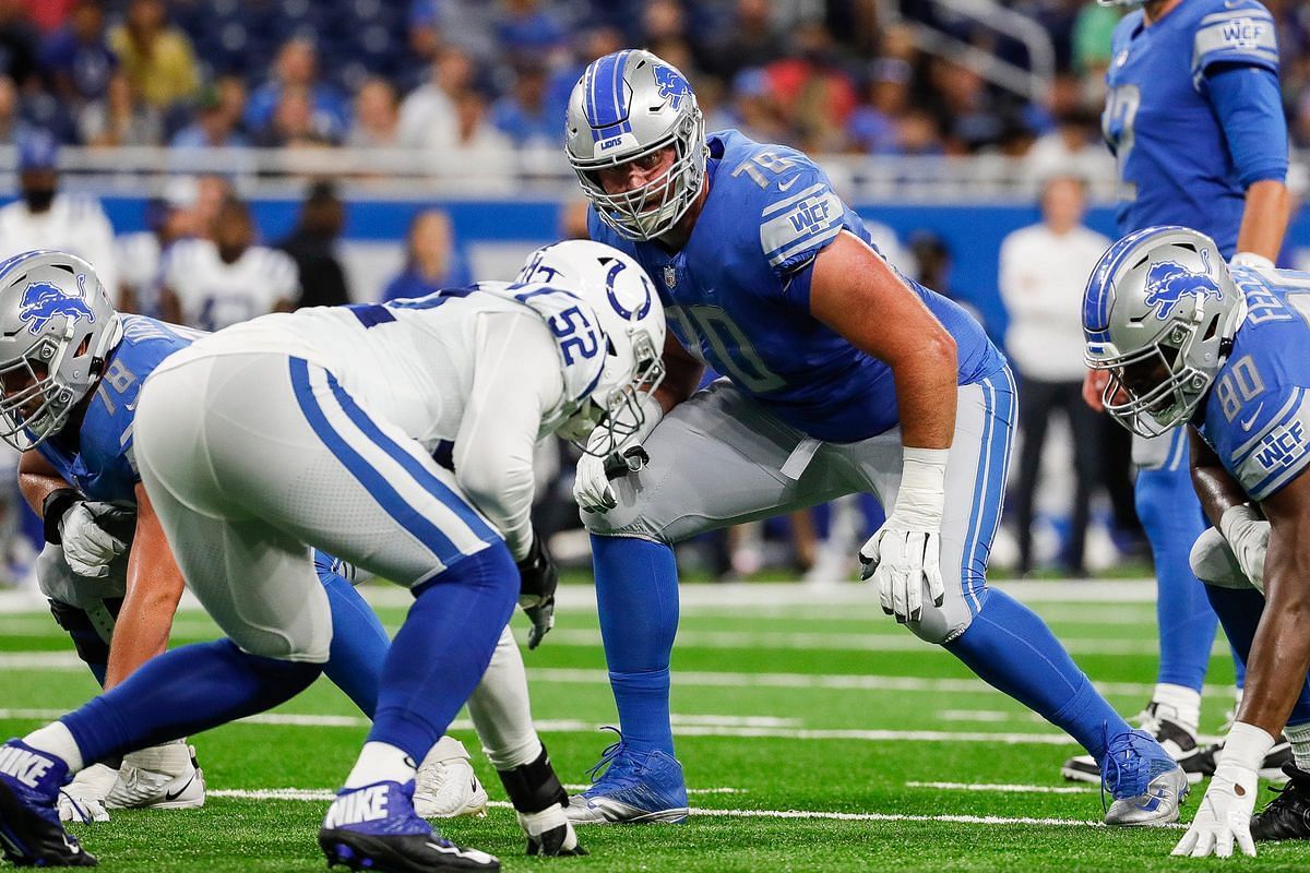 Dan Skipper with the Detroit Lions - he has had three stints with that team