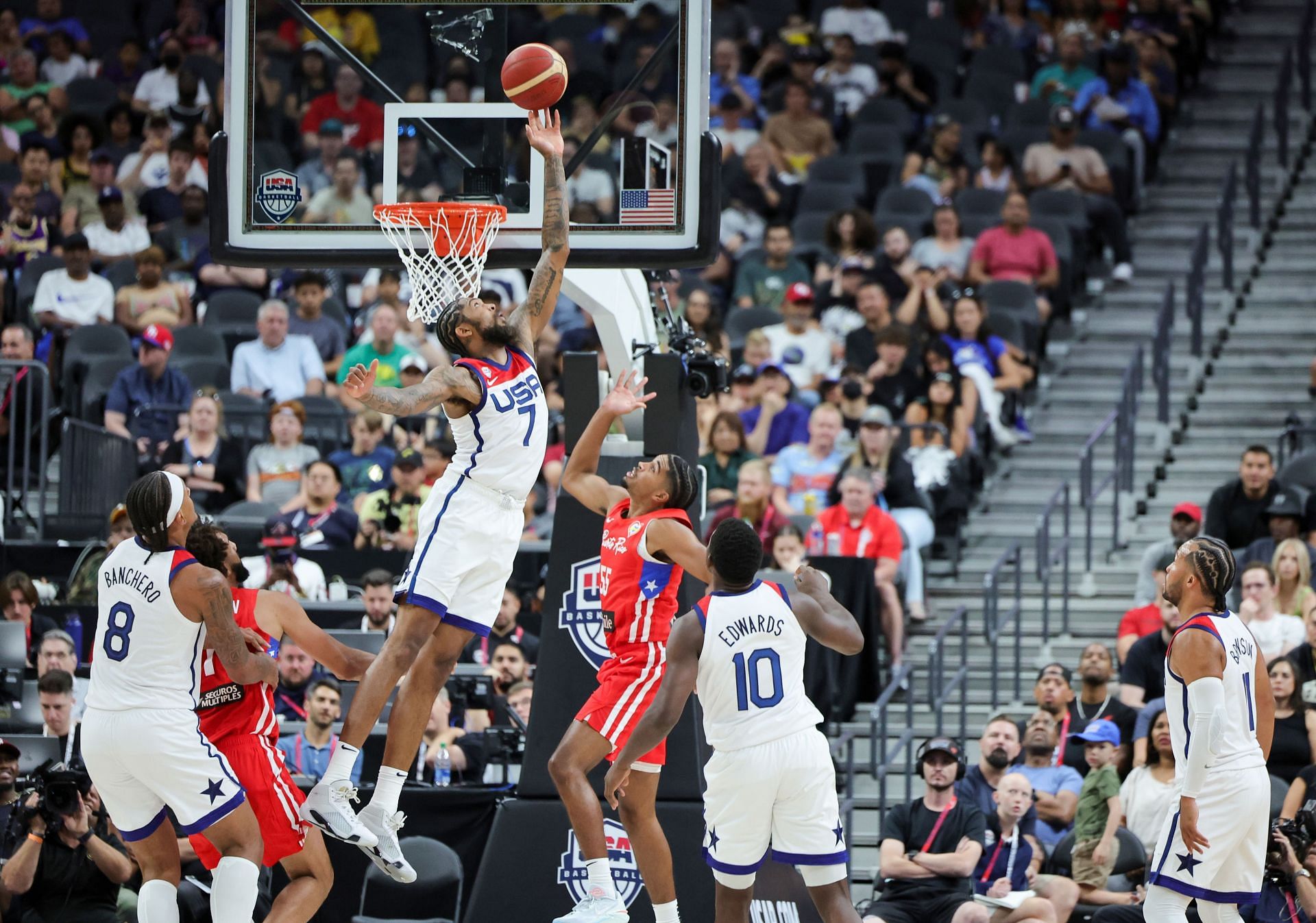 2023 FIBA World Cup - USA Men&#039;s National Team v Puerto Rico